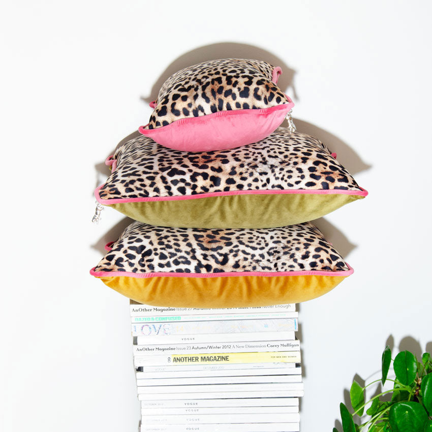 Scatter cushion Velvet Maximalist colourful
