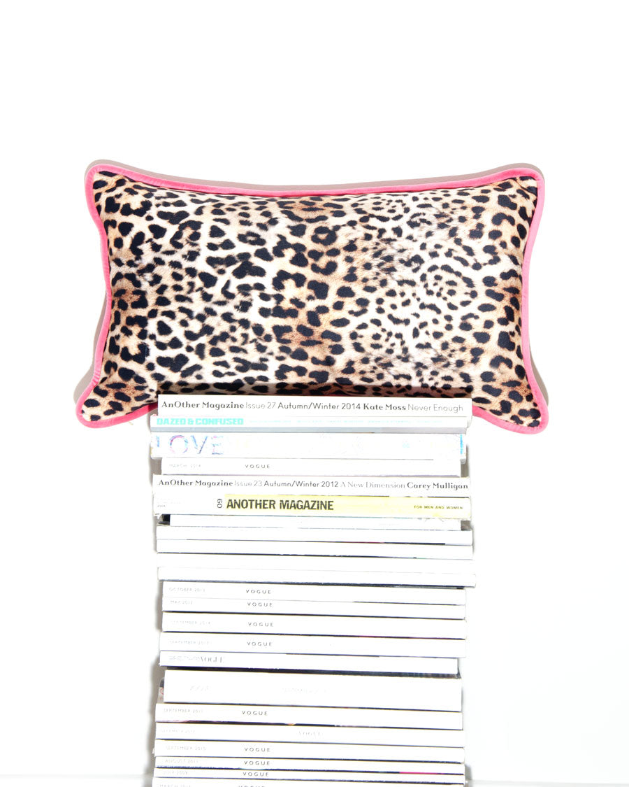 Mini Leopard Print Pillow