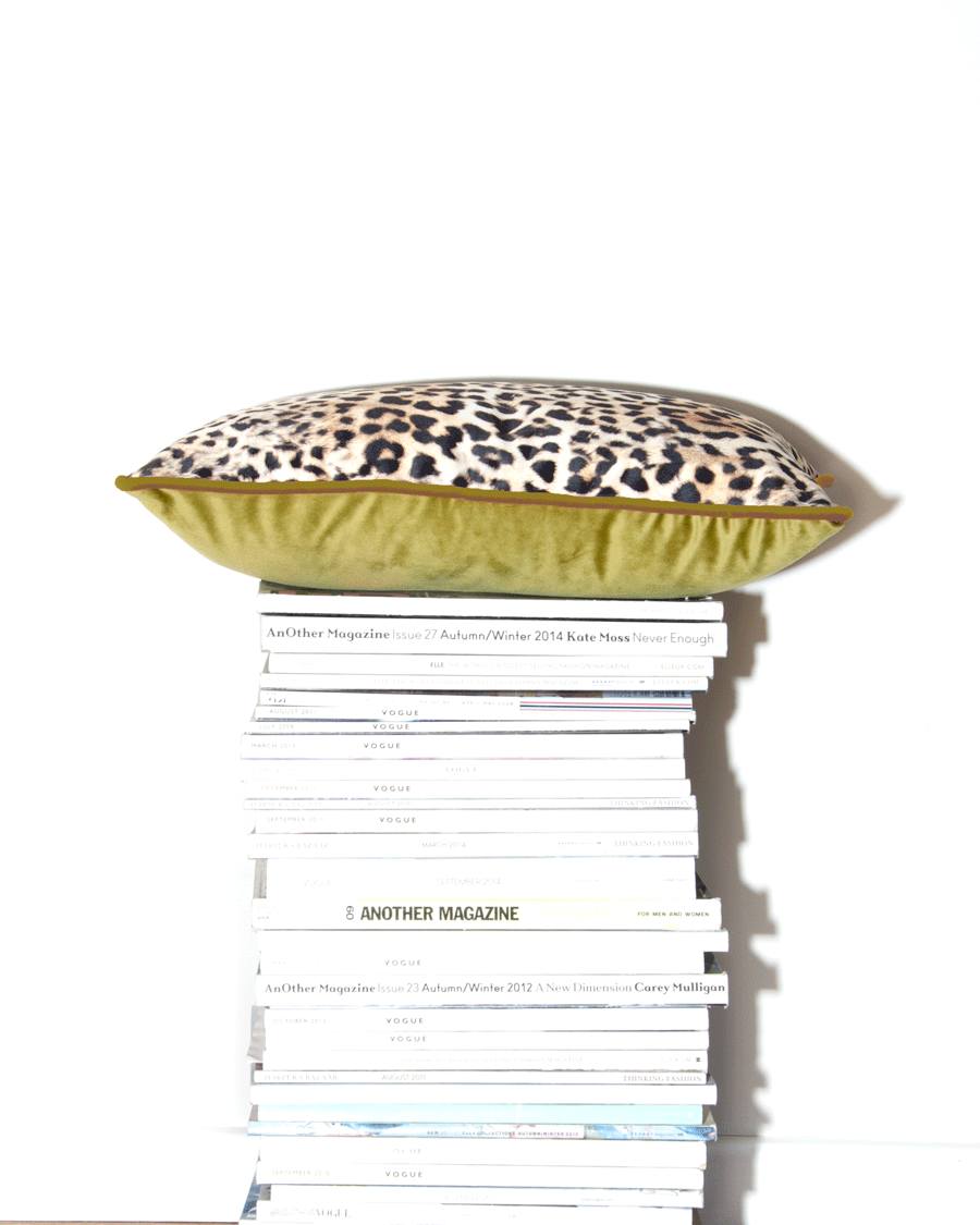 Mini Leopard Print Pillow