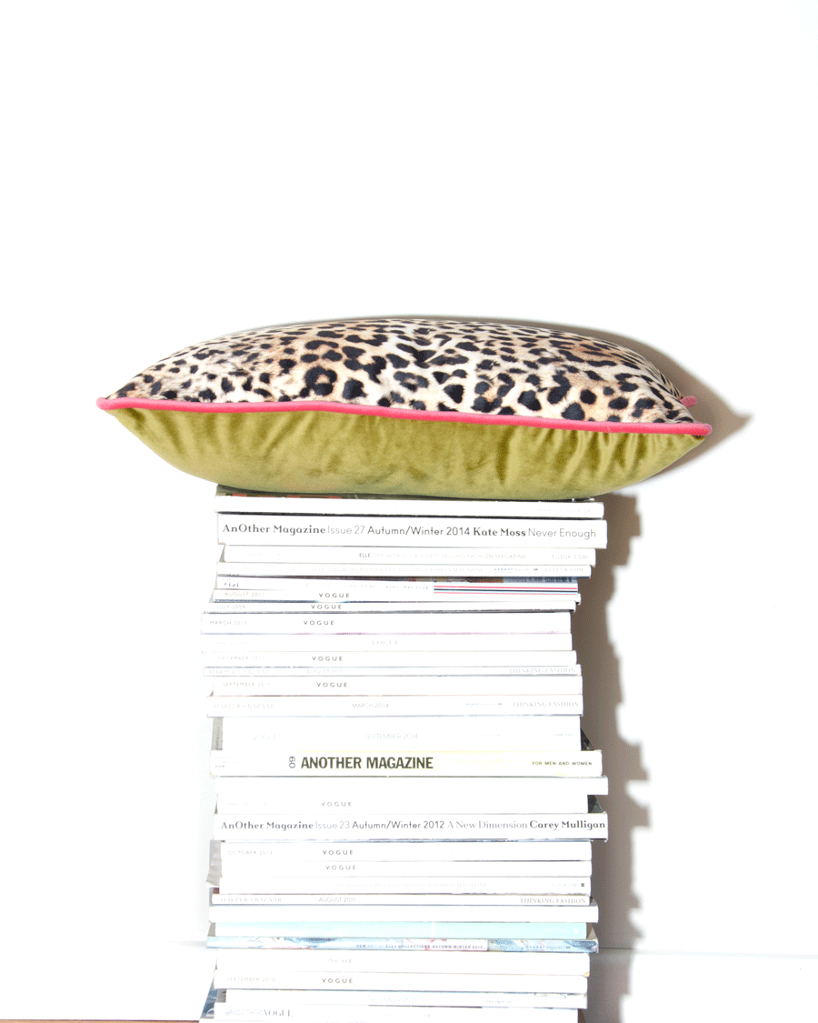 Mini Leopard Print Pillow
