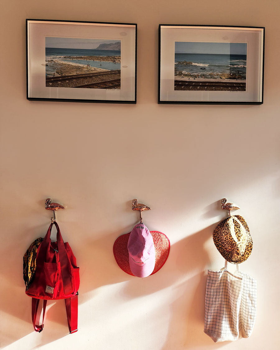 By John Designs Pink Rose Gold Flamingo Wall hook