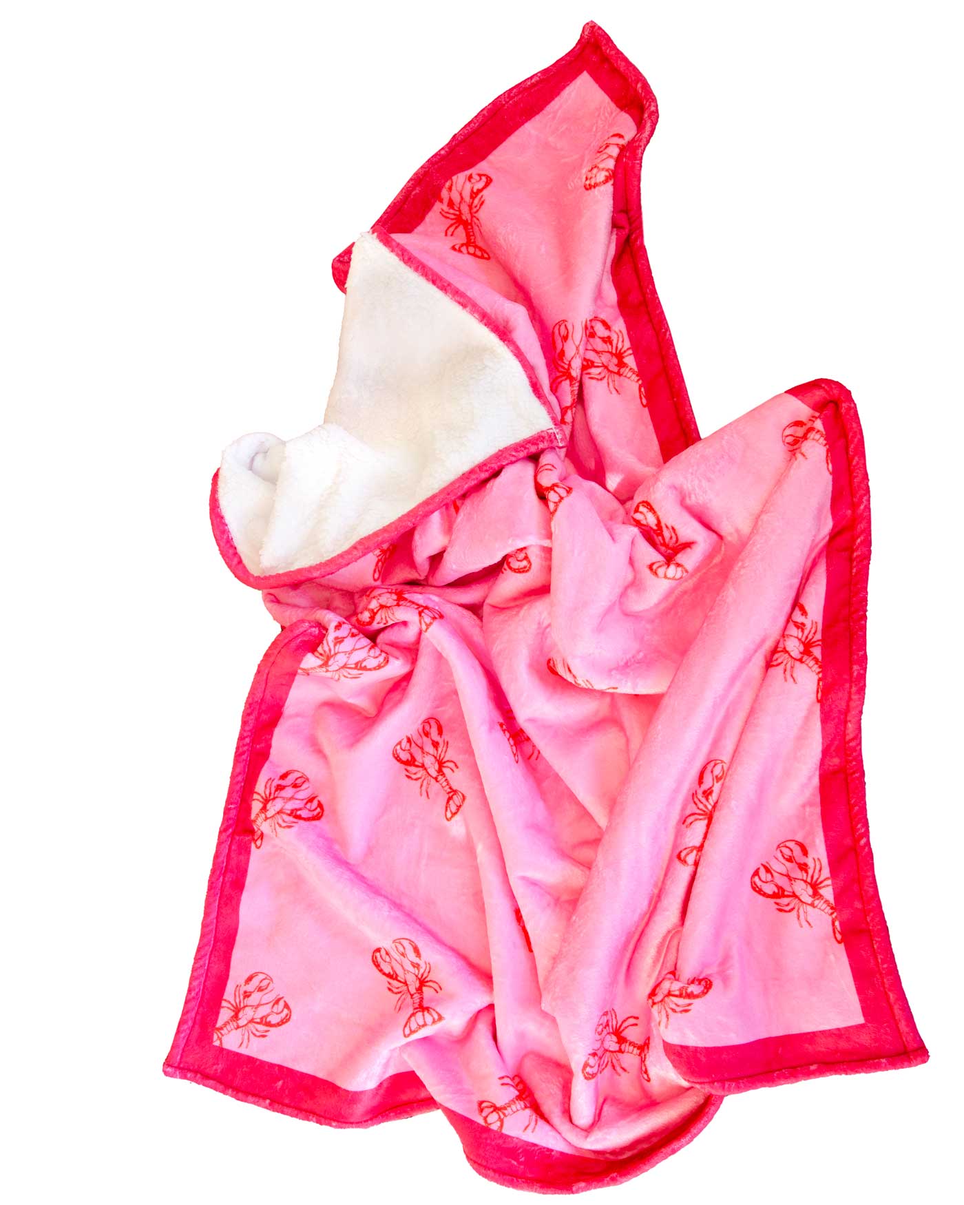 Pink Lobster Blanket