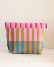 Load image into Gallery viewer, Makeup Bag Travel Bag Velvet Leopard Print By John Designs
