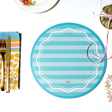 Load image into Gallery viewer, Blue Stripy Placemat
