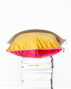 Red & Gold Velvet Scatter Cushion