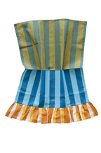 Tea Towel, By John Designs, Frill, Stripy, Kitchen towel, Dish cloth
