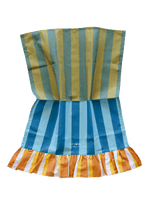 Load image into Gallery viewer, Tea Towel, By John Designs, Frill, Stripy, Kitchen towel, Dish cloth
