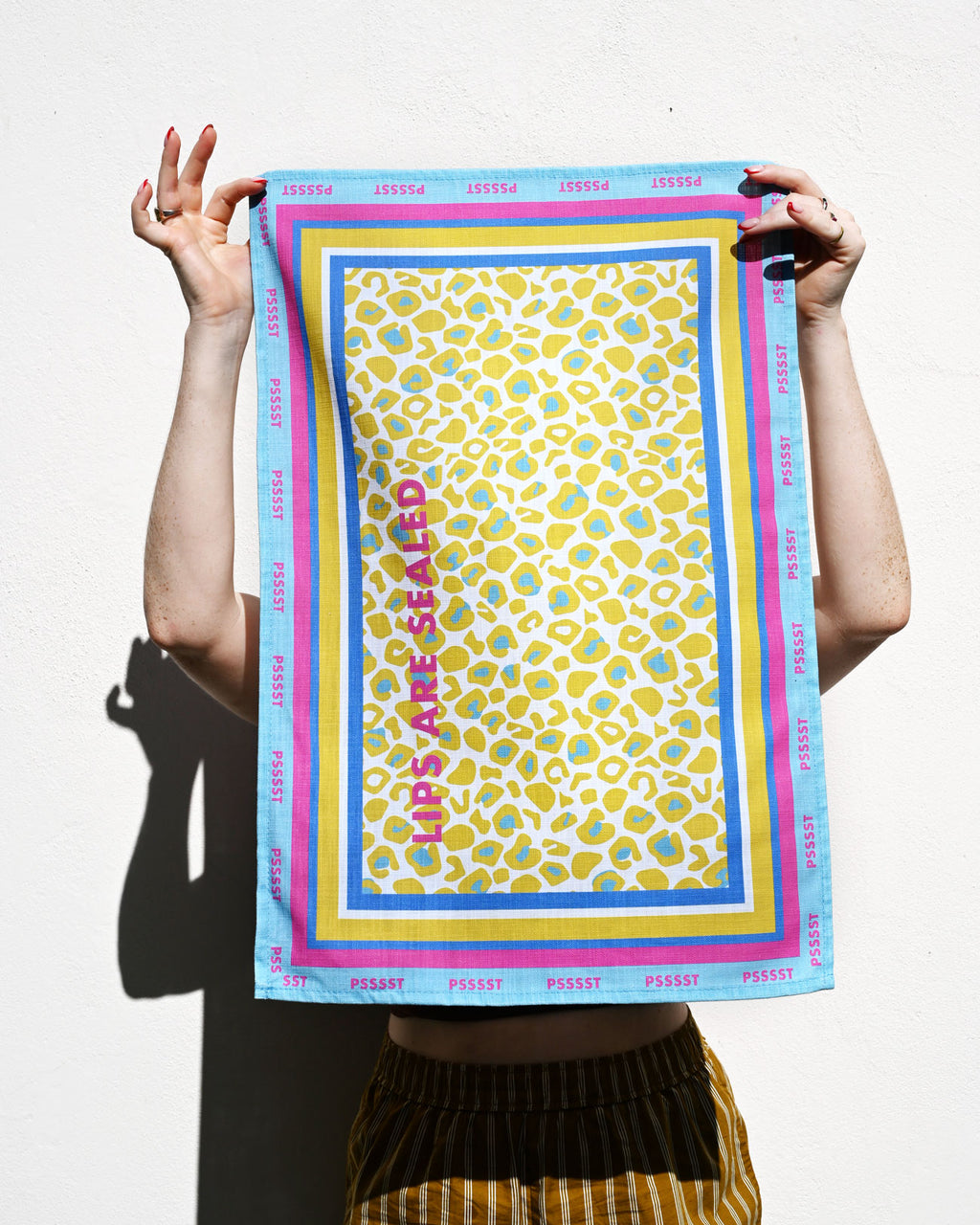 Lips Are Sealed, Tea Towel