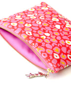 Makeup Bag Travel Bag Velvet Leopard Print By John Designs
