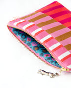 Makeup Bag, Travel Bag, Leopard Print, Velvet, By John Designs