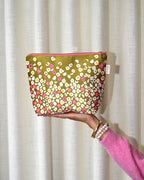 Leopard Print Cosmetic Bag (Large)