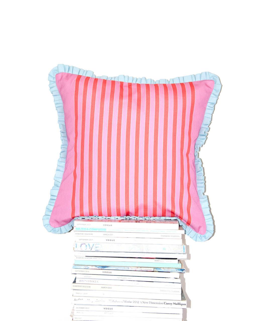 COMING SOON | Pink & Baby Blue Frilly Scatter Cushion