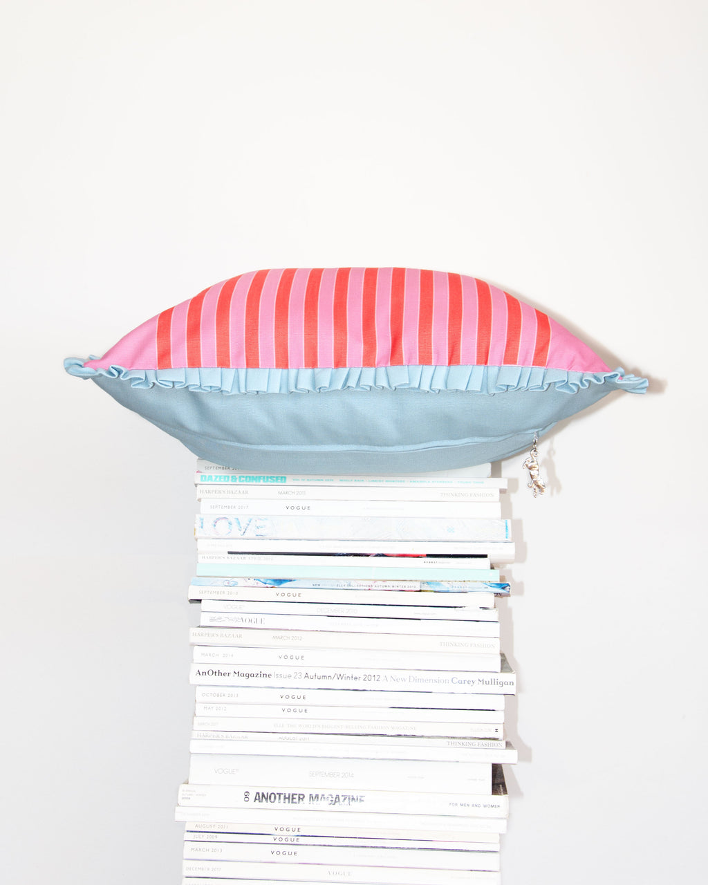 COMING SOON | Pink & Baby Blue Frilly Scatter Cushion