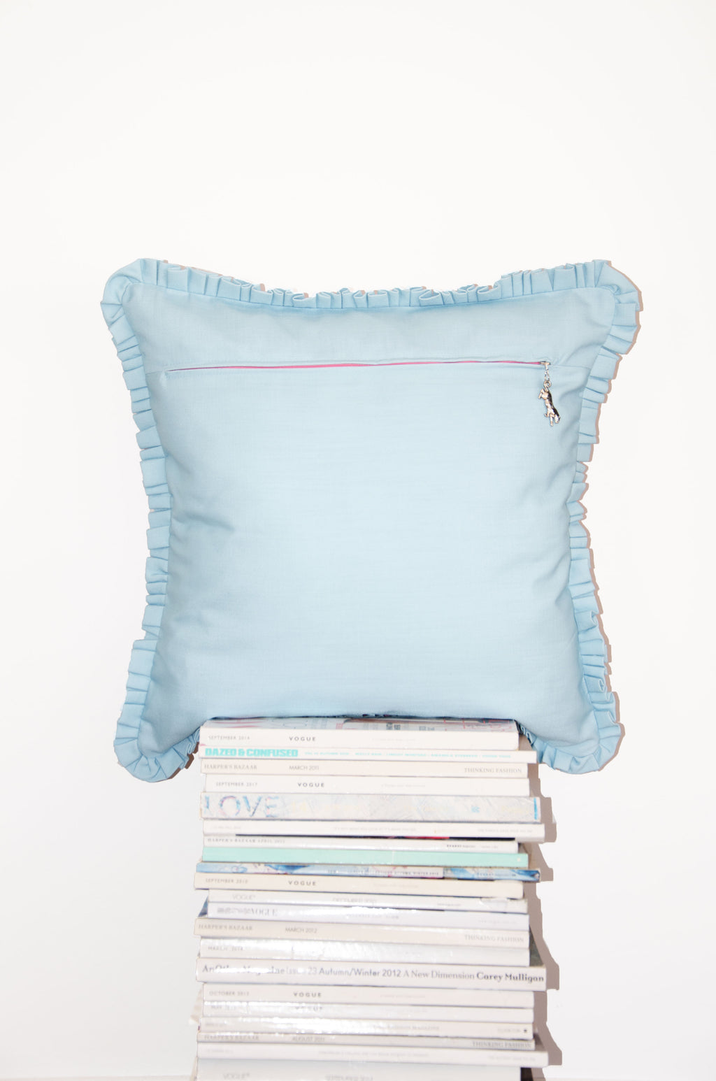 COMING SOON | Pink & Baby Blue Frilly Scatter Cushion