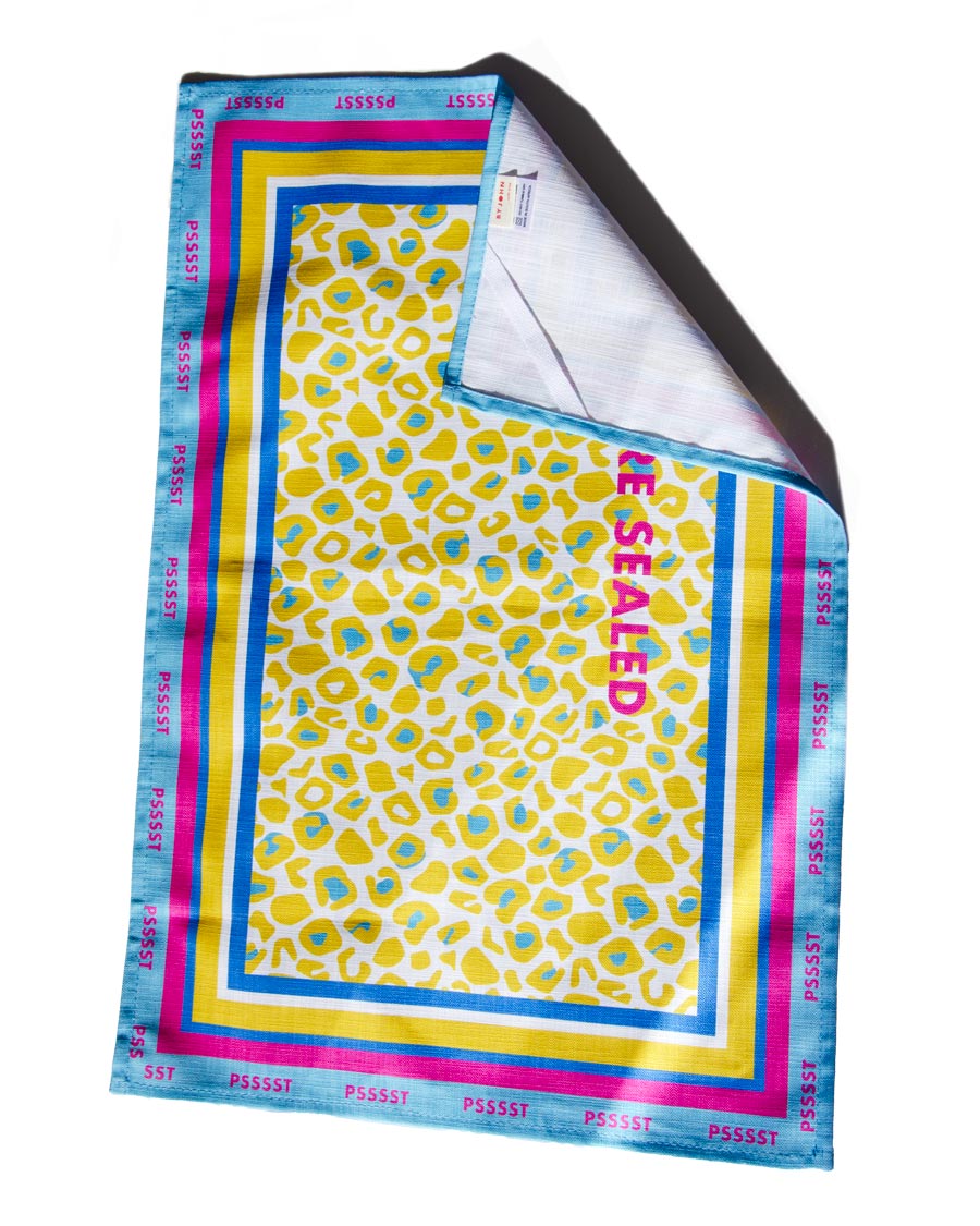 Lips Are Sealed, Tea Towel