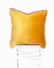 Load image into Gallery viewer, Red &amp; Gold Velvet Scatter Cushion 60 x 60cm
