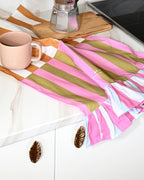 Caramel Frilly Tea Towel