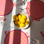 Peach Stripy Placemat